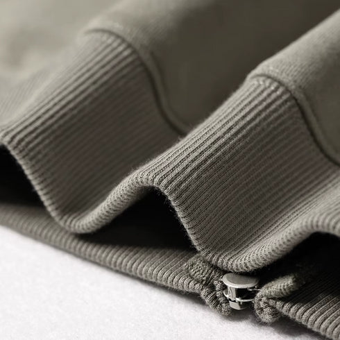 Men's Plush Oversized Heavyweight Full-Zip Hoodie